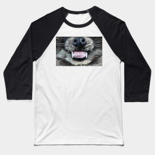 Trash Panda Face Mask Baseball T-Shirt